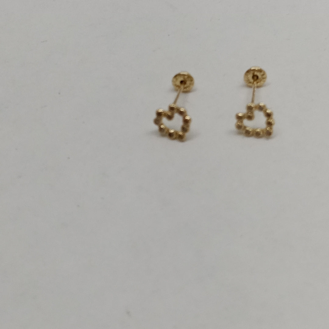 BROQUELES BROQUEL FIG CORAZON 14K 0.23 GR (NUEVO)
