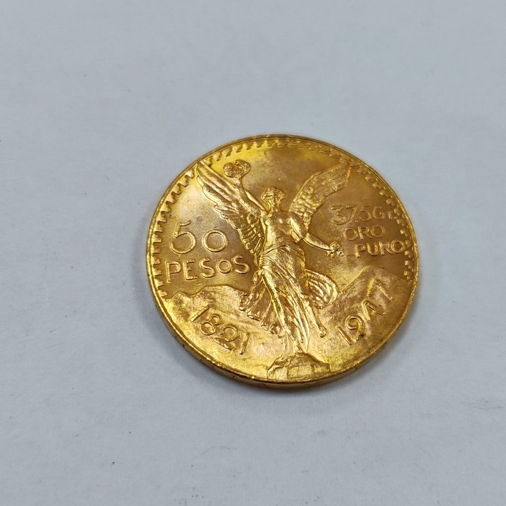 K1 41,60 GRMS 21 K IDENTIFICACIÓN MONEDA NOMINATIVA MONEDAS PESOS 50 PESOS (SEMINUEVO)