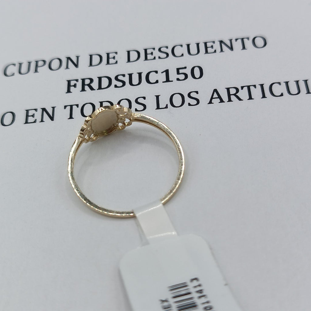 ANILLOS ANILLITO 10K TALLA 9 1 GR (NUEVO)