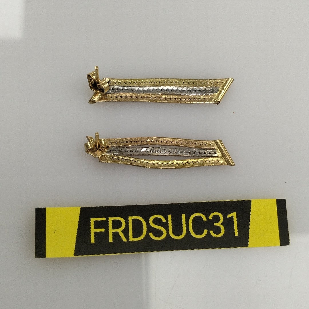 ARETES PAR ORO 10 K 2 GRMS (SEMINUEVO)
