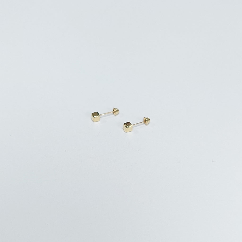 BROQUELES BROQUEL FIG CUBO 14K 0.203 GR (NUEVO)