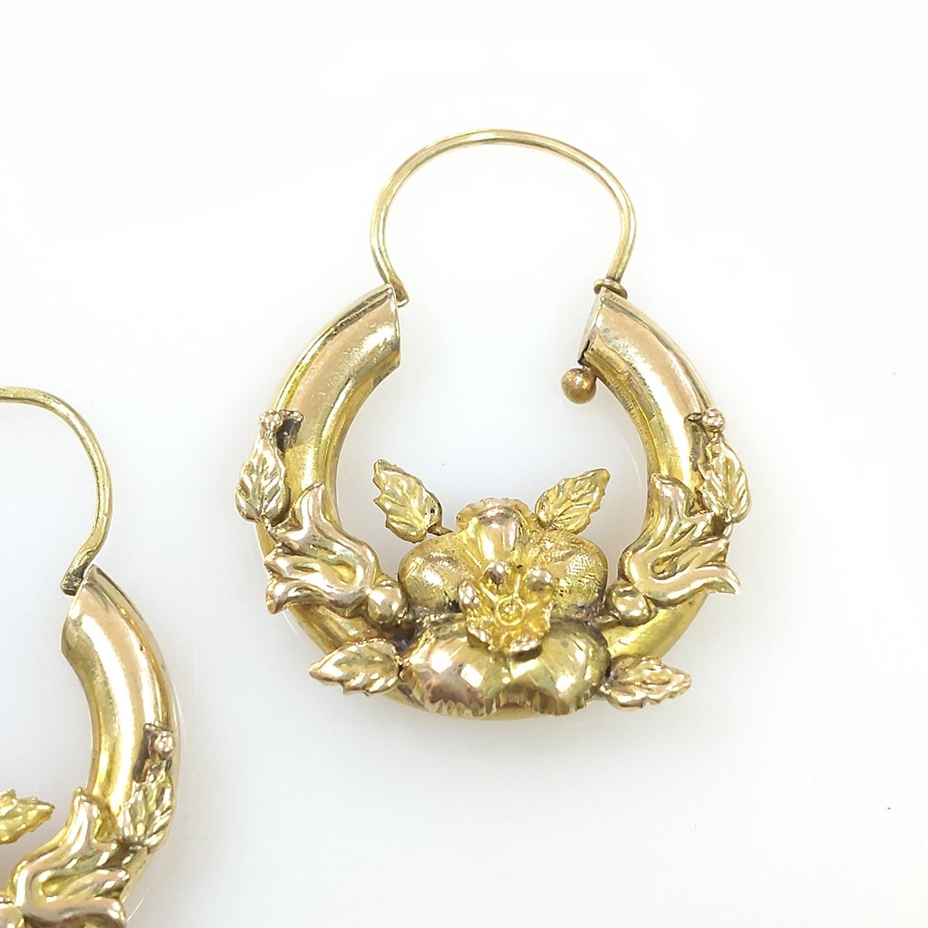 ARRACADAS PAR ORO 18 K 3,90 GRMS (SEMINUEVO)