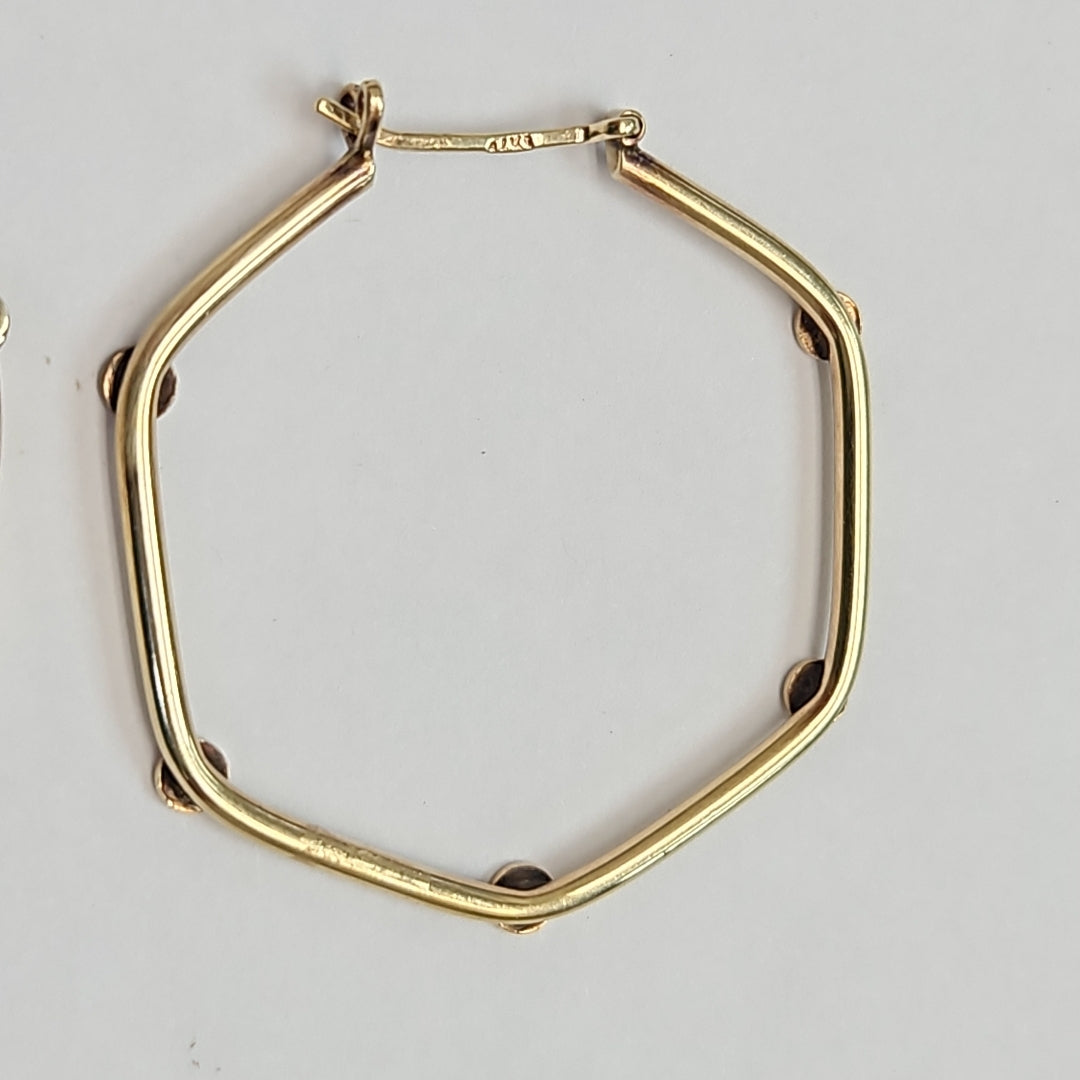ARRACADAS PAR ORO 14 K 3.1 GRMS (SEMINUEVO)