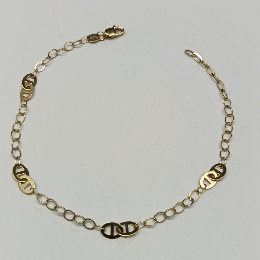 PULSERA ESPECIAL 14K 21 CM 1.9 GR (NUEVO)