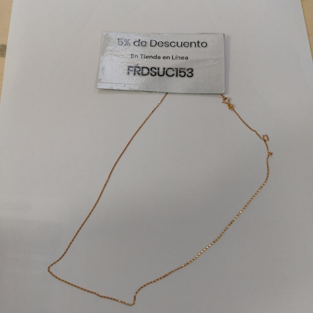GARGANTILLA ORO 14 K 1,70 GRMS (SEMINUEVO)