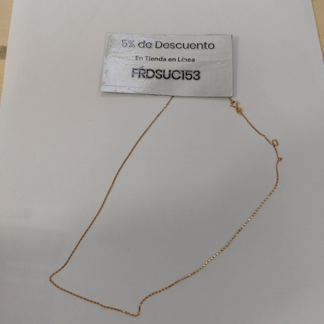 GARGANTILLA ORO 14 K 1,70 GRMS (SEMINUEVO)