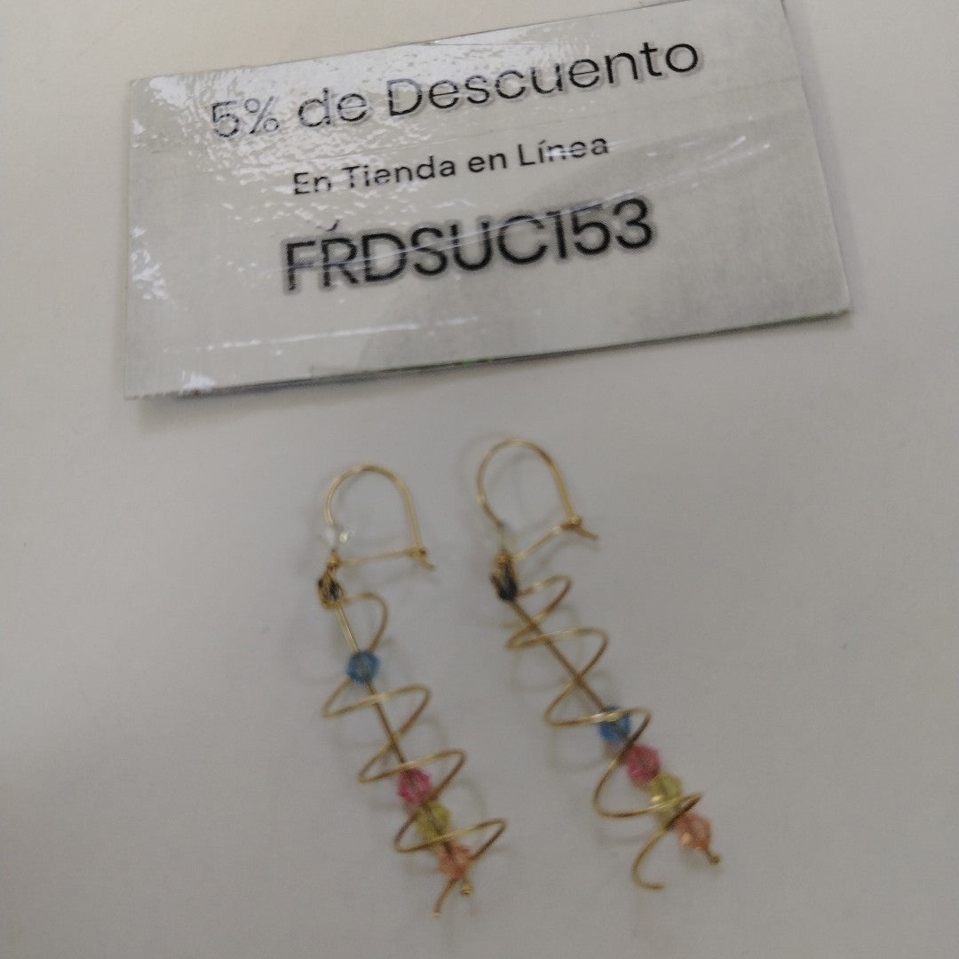 ARETES PAR ORO 10 K 2.3 GRMS (SEMINUEVO)