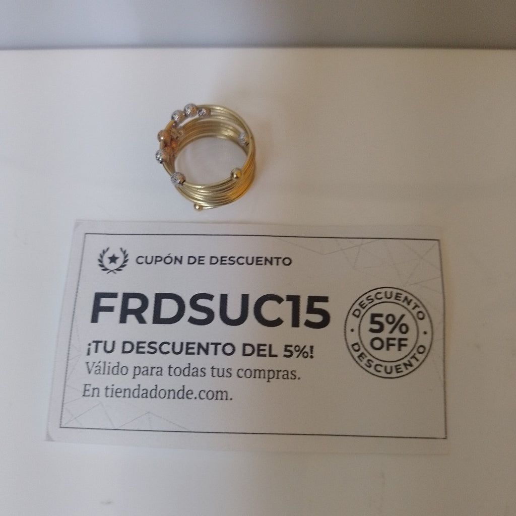 ANILLITO ORO,ORO COMBINADO 14 K 5,10 GRMS (SEMINUEVO)