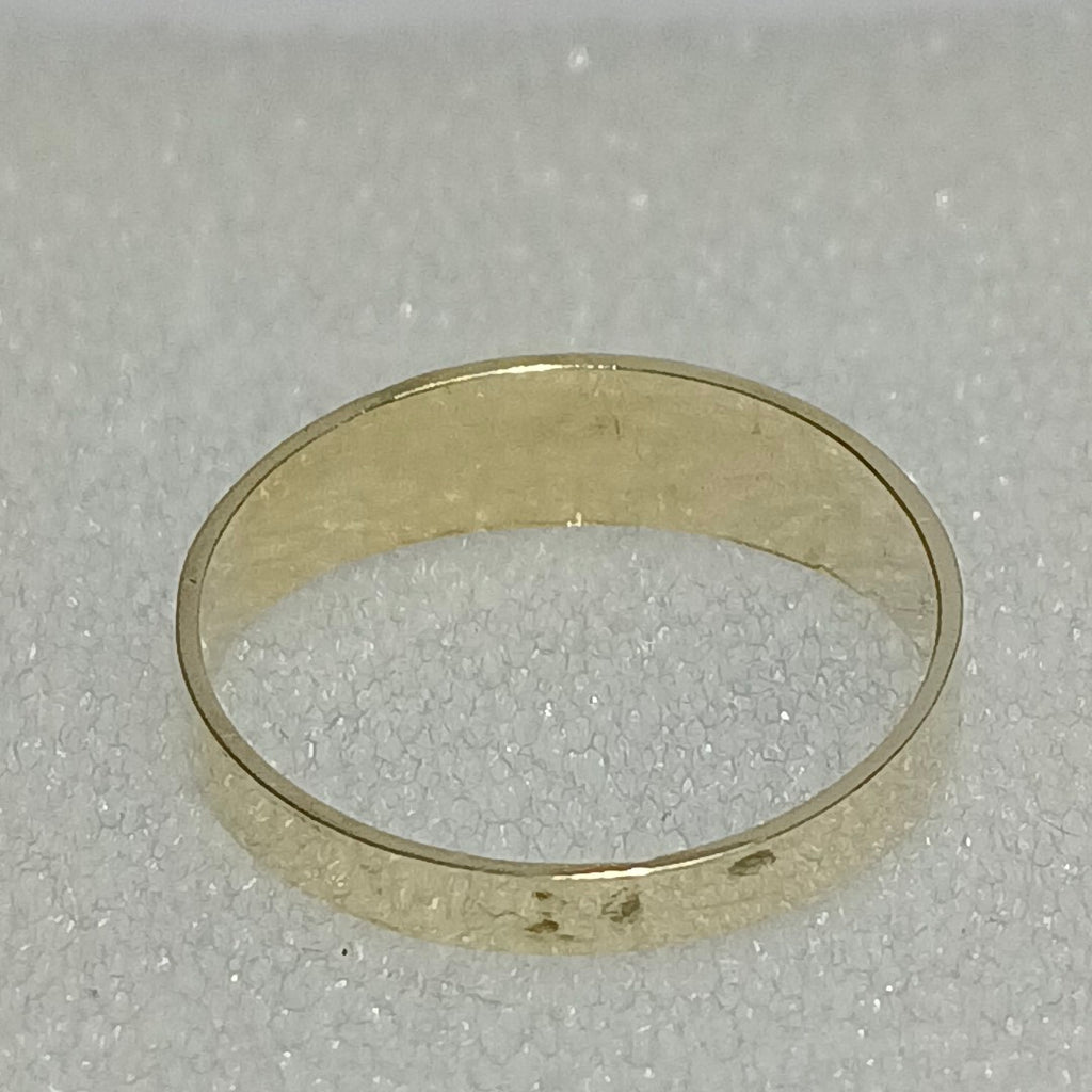 ANILLOS ARGOLLA DE LA SUERTE 10K TALLA 7 1.1 GR (NUEVO)