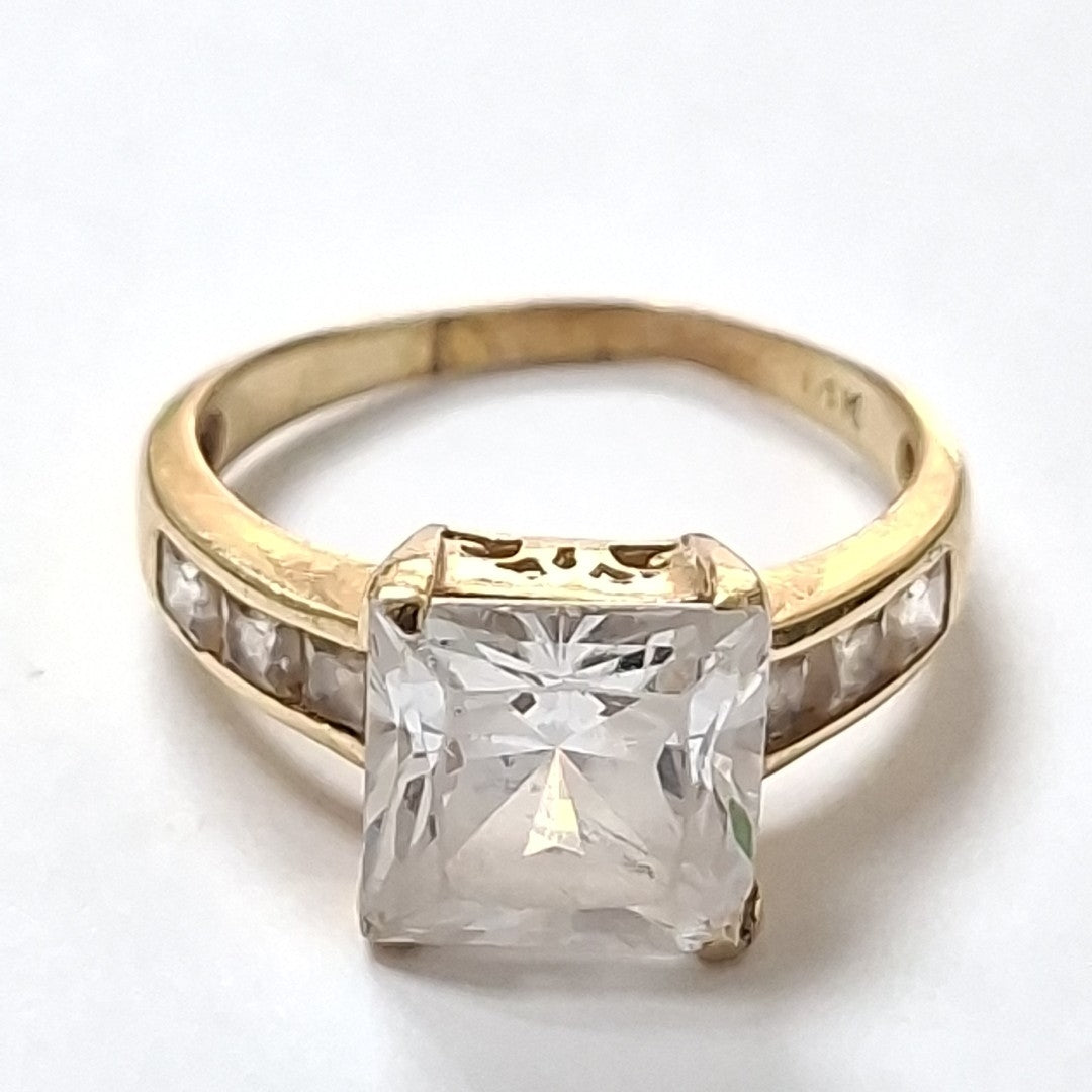 ANILLO ORO 14 K 4,00 GRMS (SEMINUEVO)