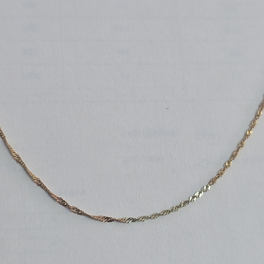 CADENA ORO 10 K 0.8 GRMS (SEMINUEVO)
