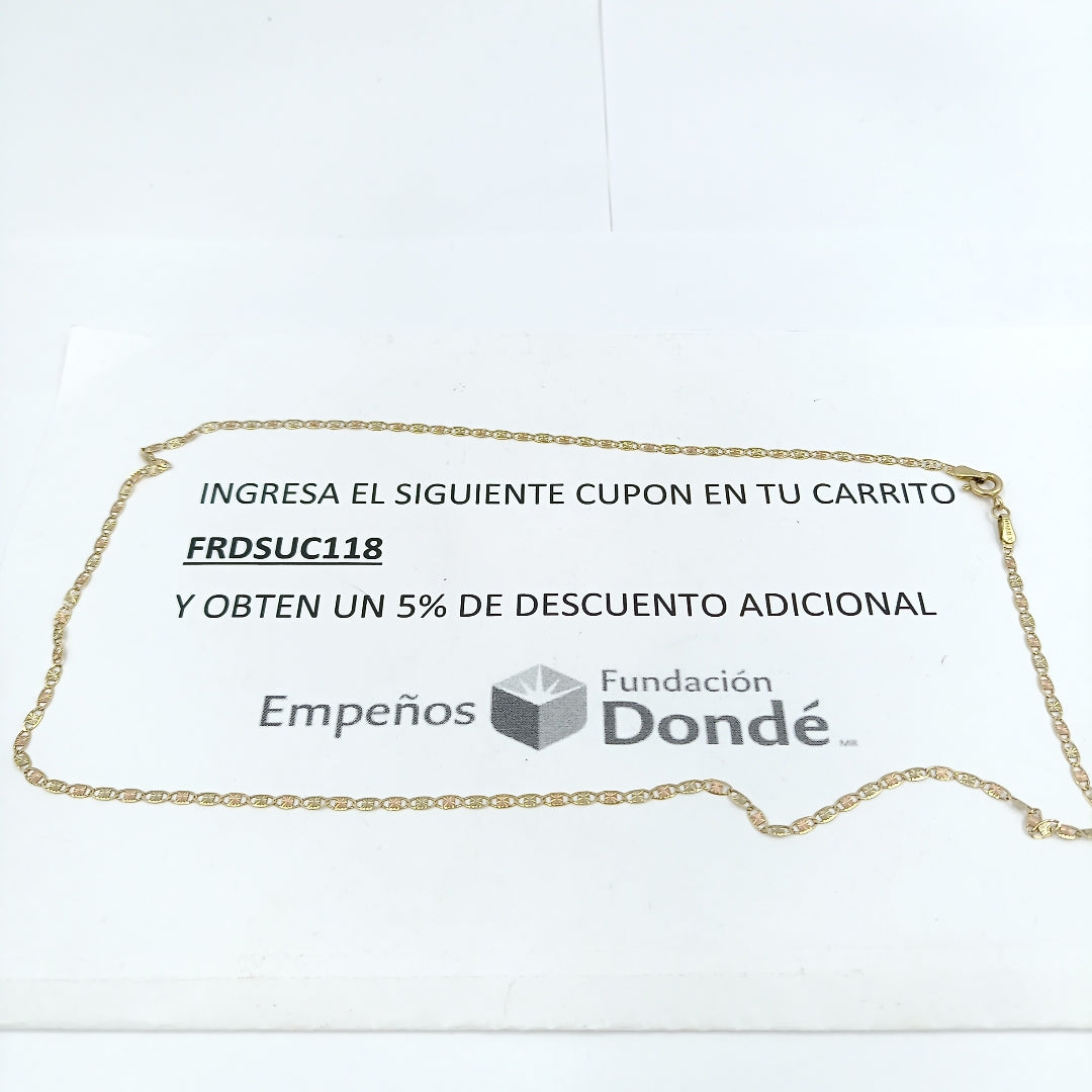 CADENA ORO 10 K 2.5 GRMS (SEMINUEVO)
