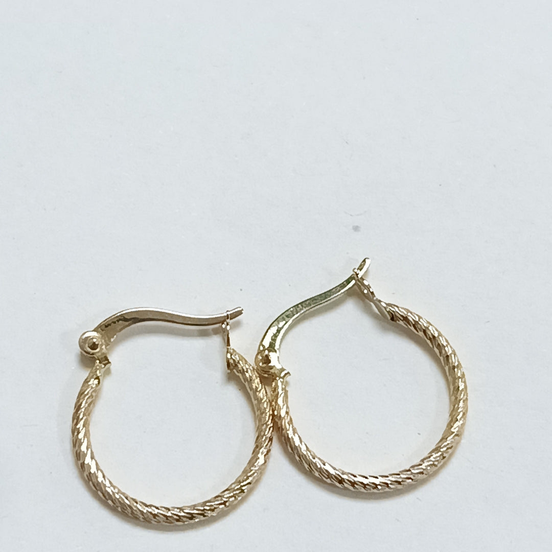 ARETES ARRACADAS 14K 1.2 GR (NUEVO)