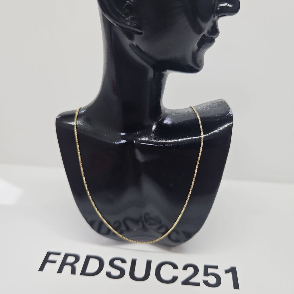 CADENA VENECIANO 14K 50 CM 1.6 GR (NUEVO)