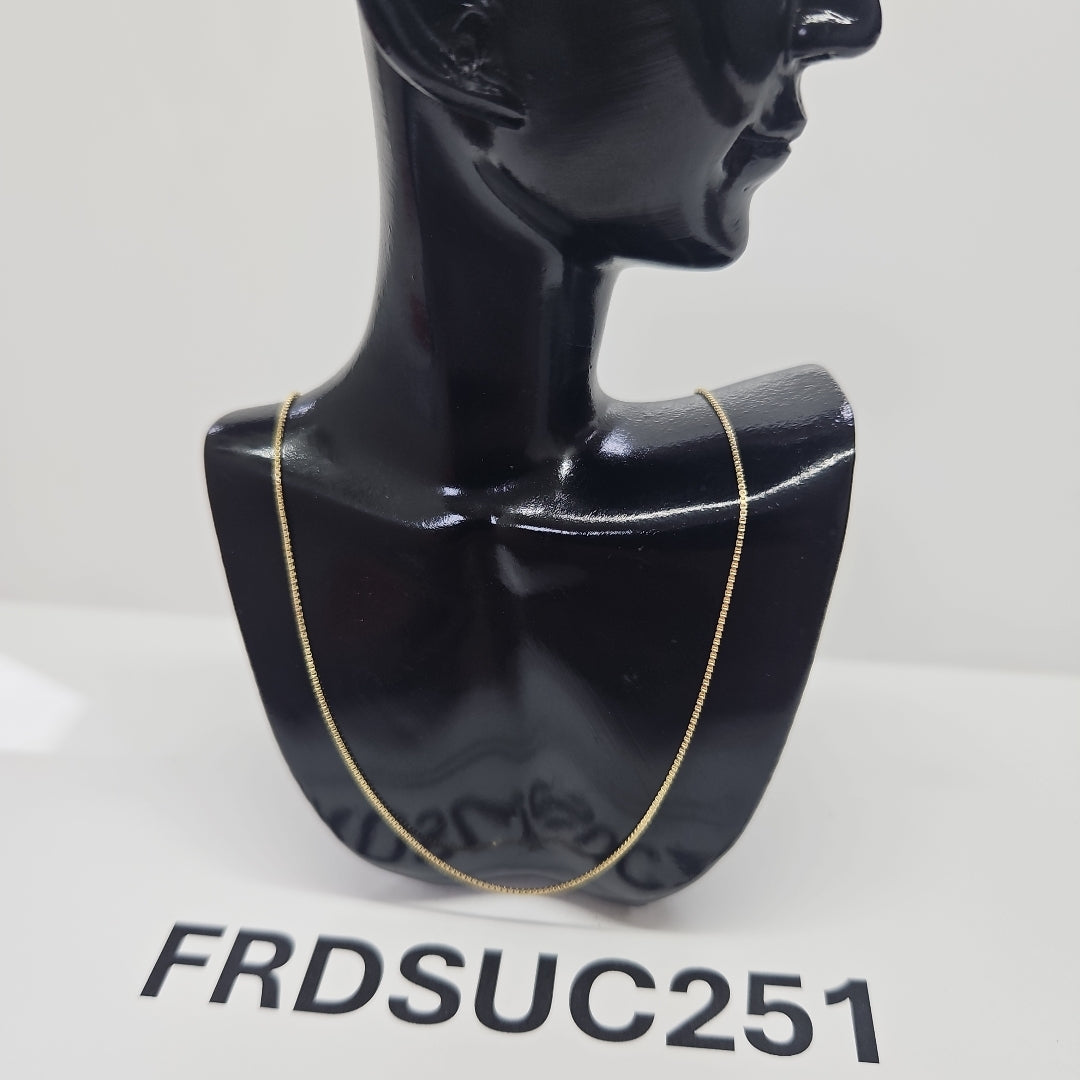 CADENA VENECIANO 14K 50 CM 1.6 GR (NUEVO)