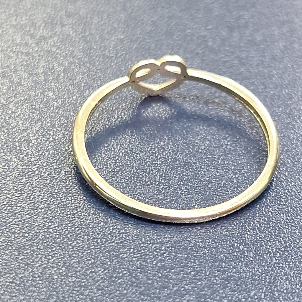 ANILLOS ANILLITO FIG CORAZON 10K TALLA 9 0.8 GR (NUEVO)