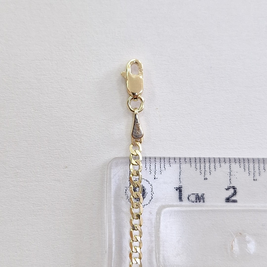 PULSERA BARBADA 14K 21 CM 2.3 GR (NUEVO)