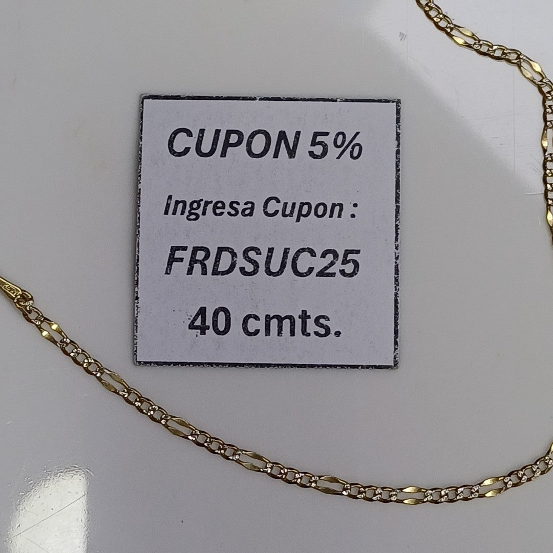 CADENA ORO 14 K 3.8 GRMS (SEMINUEVO)