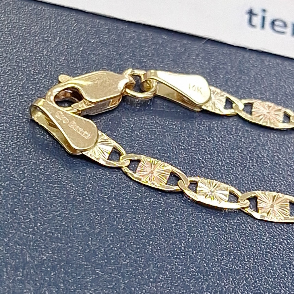 PULSERA GUCHI 14K 18 CM 2.8 GR (NUEVO)
