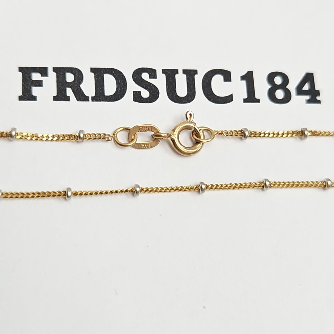 CADENA ORO 14 K 2,90 GRMS (SEMINUEVO)