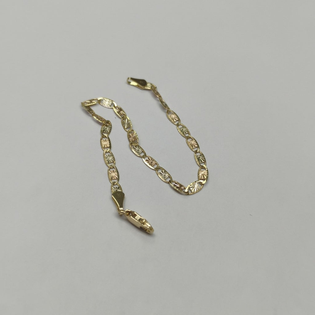 PULSERA GUCHI 14K 18 CM 3 GR (NUEVO)