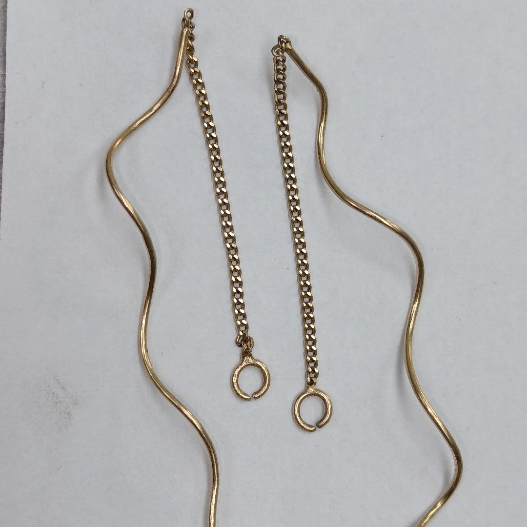 VIOLADORES PAR ORO 14 K 0.6 GRMS (SEMINUEVO)