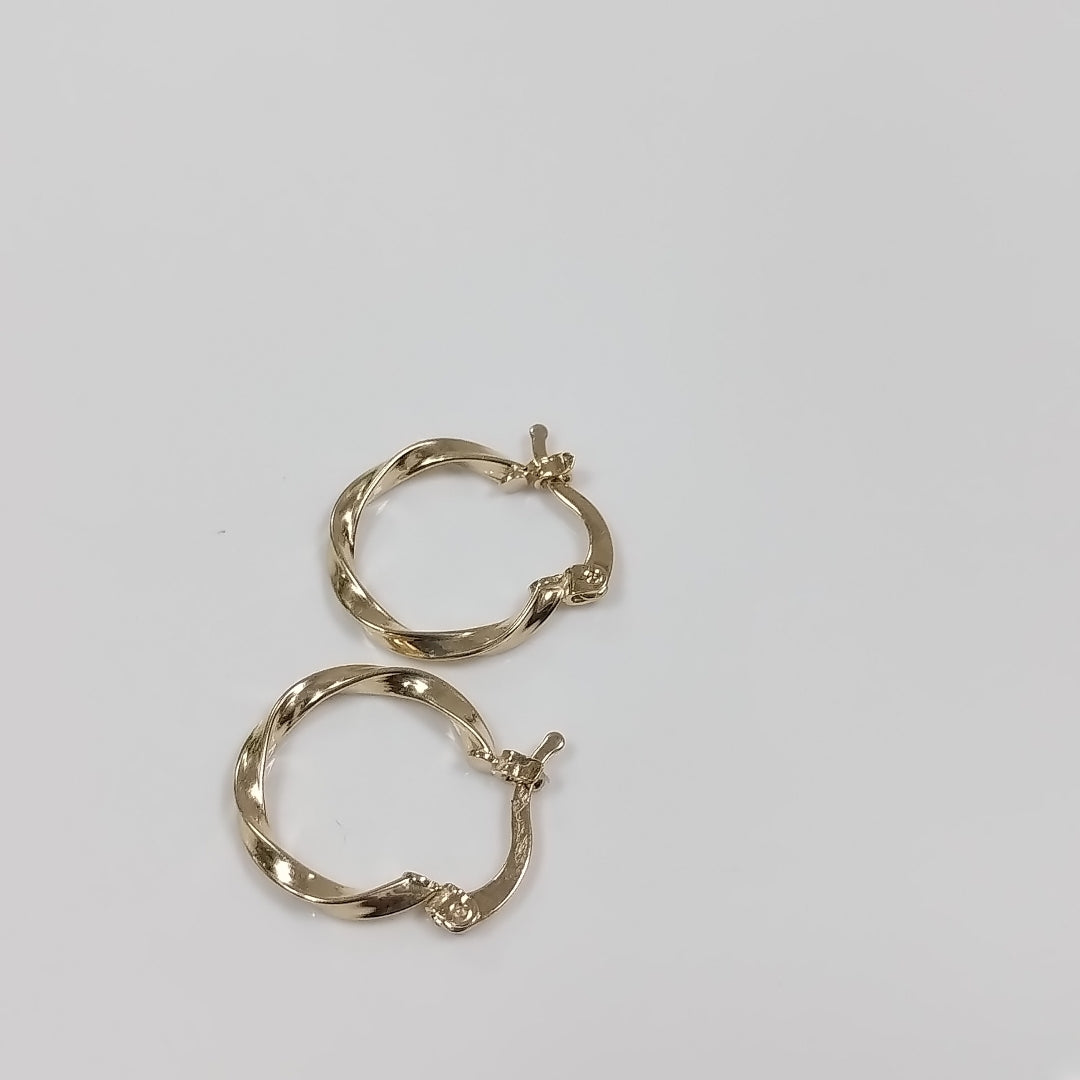 ARETES ARRACADAS TORZAL 14K 1.1 GR (NUEVO)