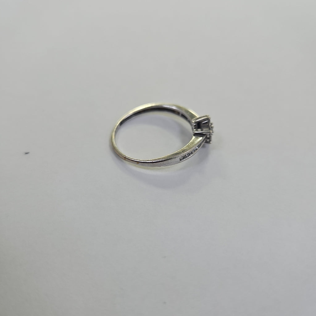 ANILLITO ORO, ORO BLANCO 14 K 1.9 GRMS (SEMINUEVO)
