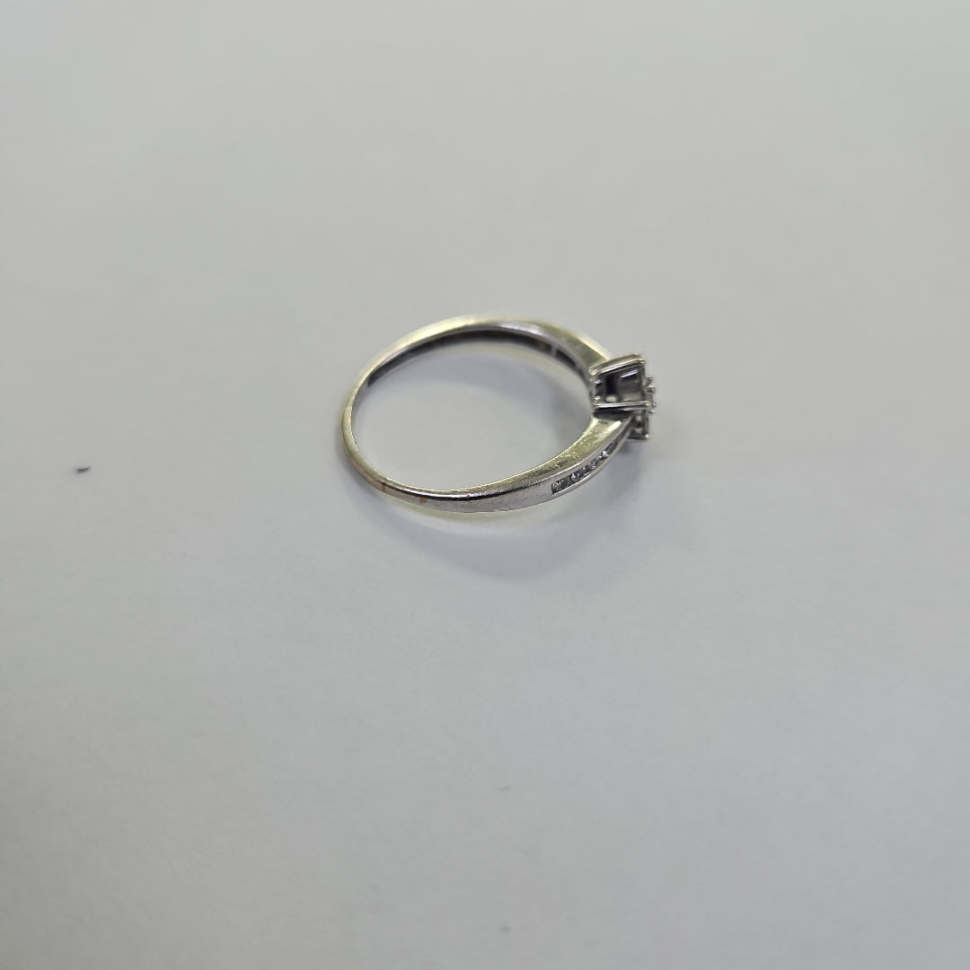 ANILLITO ORO, ORO BLANCO 14 K 1.9 GRMS (SEMINUEVO)