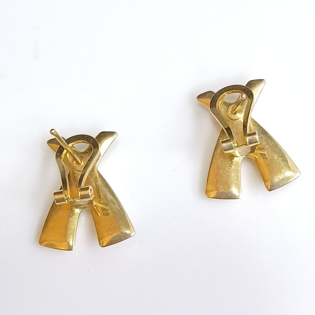 BROQUELES PAR ORO 14 K 4.8 GRMS (SEMINUEVO)