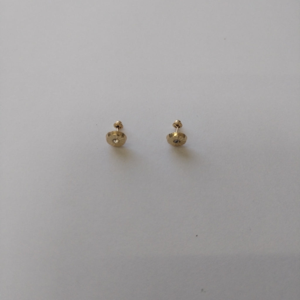 BROQUELES BROQUEL FIG BOTON C CIRCONIA 14K 0.2916 GR (NUEVO)
