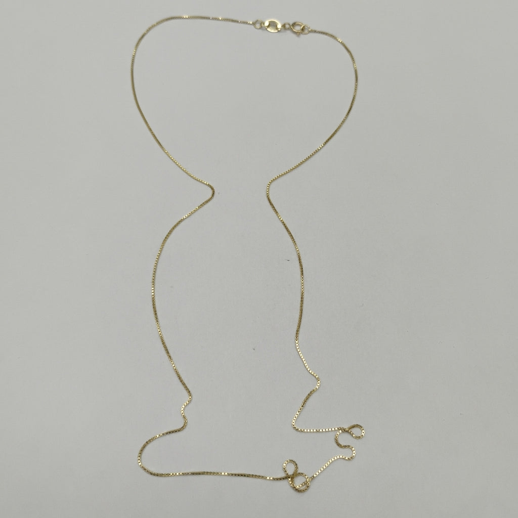 CADENA VENECIANO 14K 50 CM 1.6 GR (NUEVO)