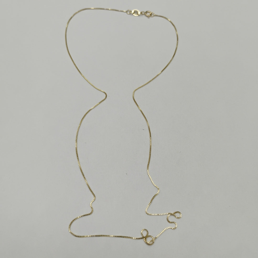 CADENA VENECIANO 14K 50 CM 1.6 GR (NUEVO)