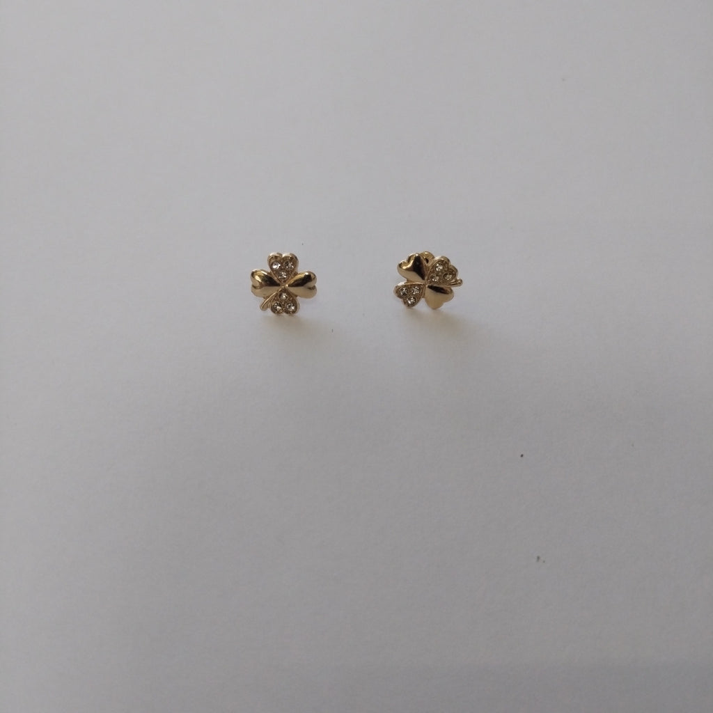 BROQUELES BROQUEL FIG TREBOL 14K 0.2851 GR (NUEVO)