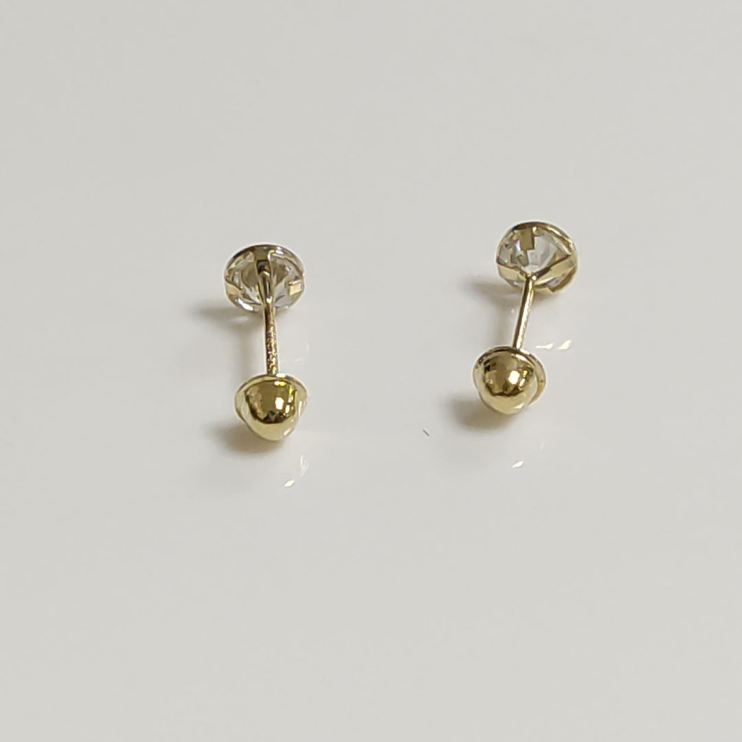BROQUELES BROQUEL C CIRCONIA 14K 0.1501 GR (NUEVO)