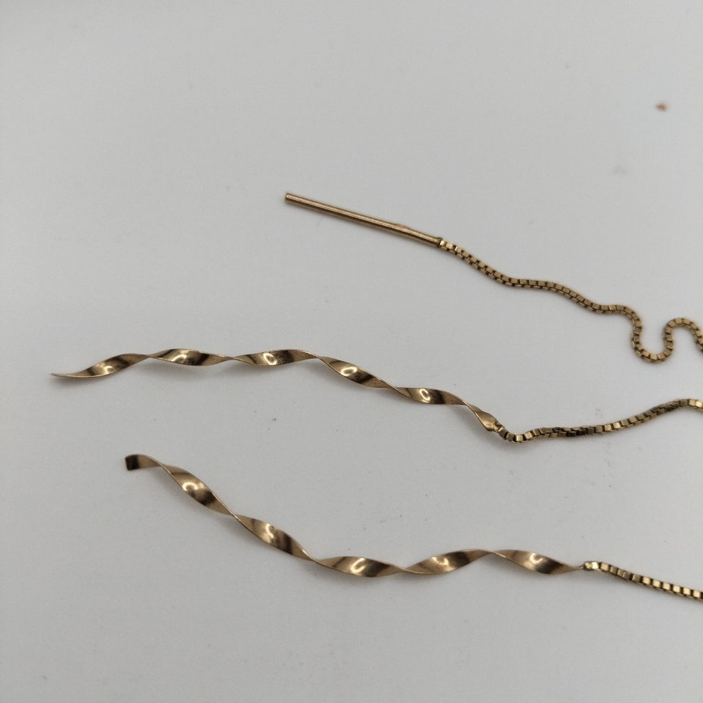 BROQUELES PAR ORO 14 K 2,00 GRMS (SEMINUEVO)