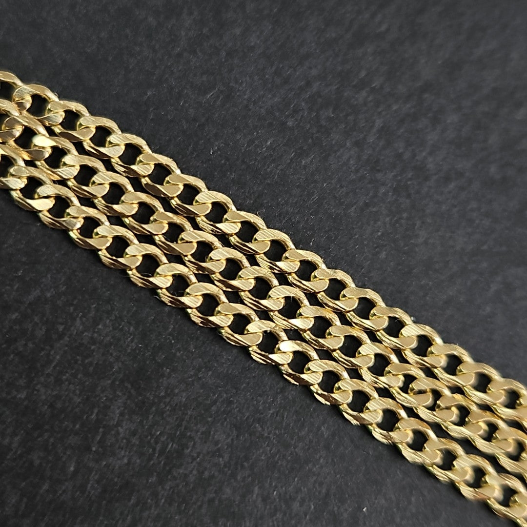 PULSERA BARBADA 14K 18 CM 2 GR (NUEVO)