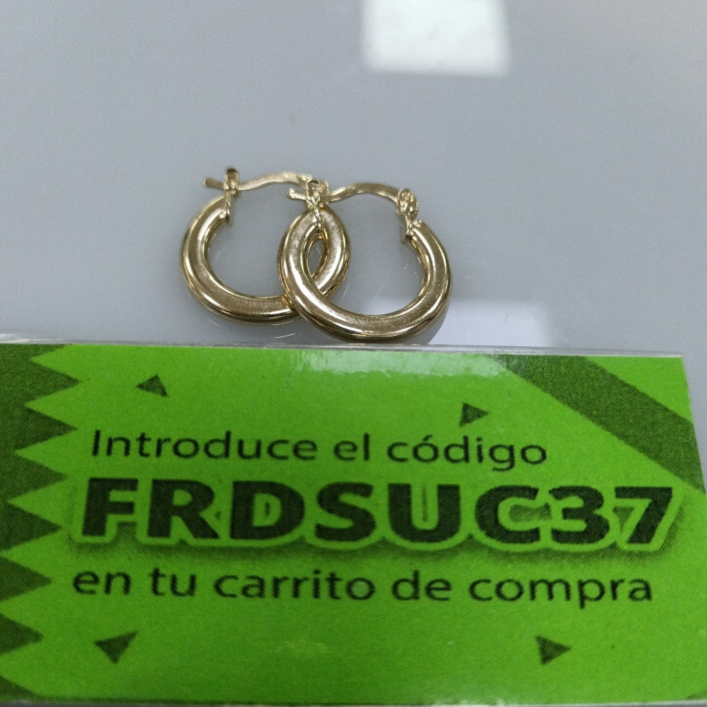 ARETES ARRACADAS 14K 1.5 GR (NUEVO)