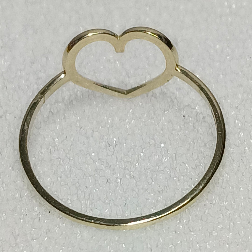 ANILLOS ANILLITO FIG CORAZON 10K TALLA 7 0.8 GR (NUEVO)