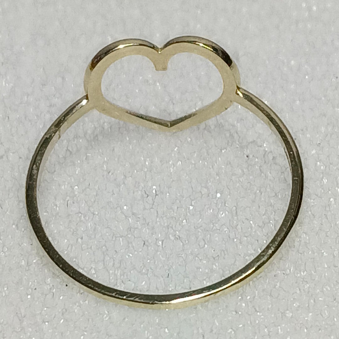 ANILLOS ANILLITO FIG CORAZON 10K TALLA 7 0.8 GR (NUEVO)
