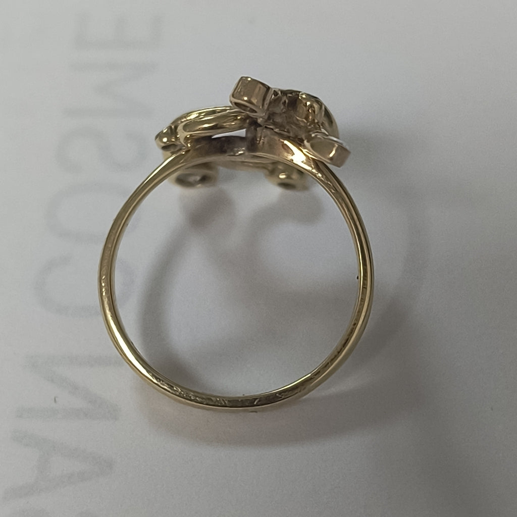 ANILLO ORO 14 K 4.1 GRMS (SEMINUEVO)