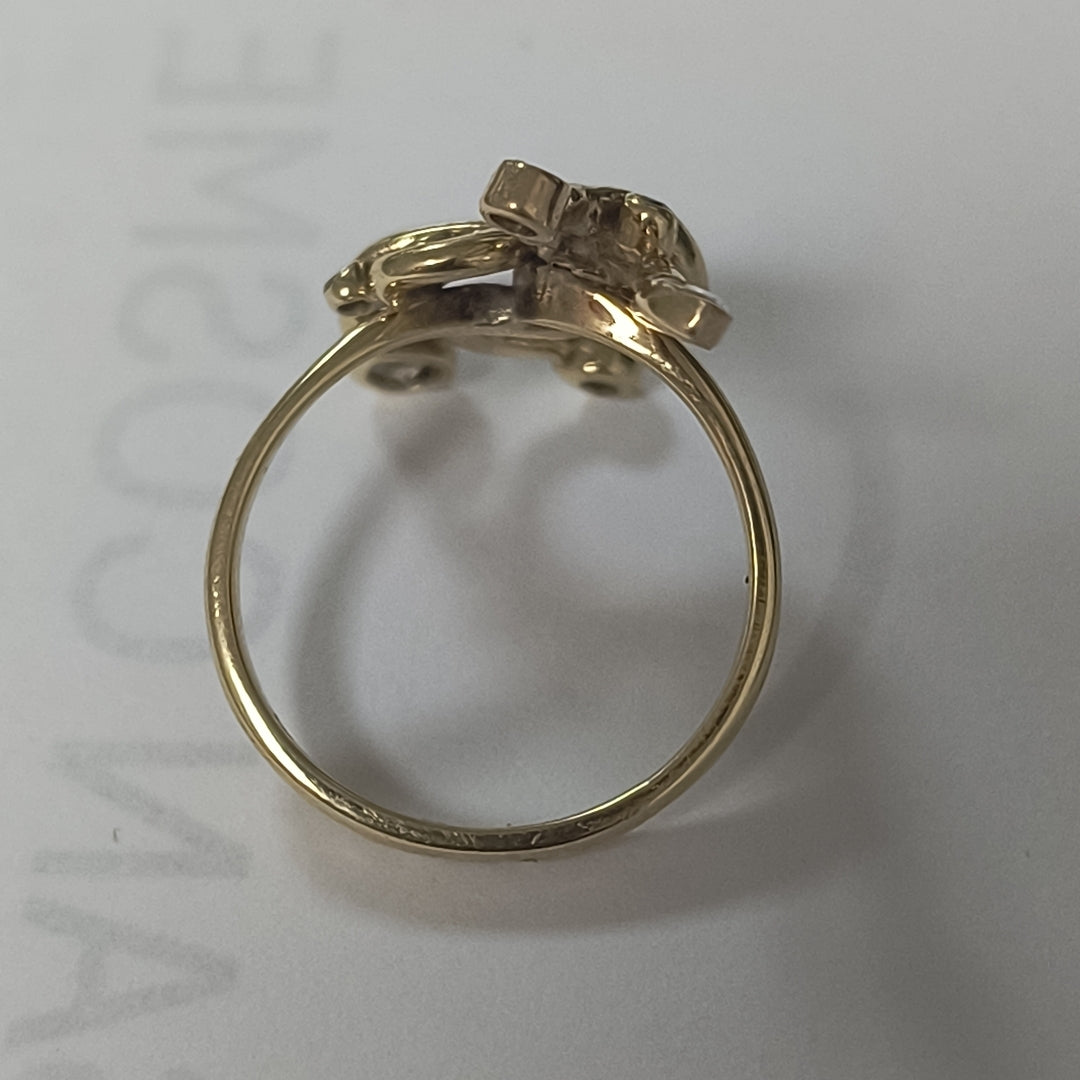 ANILLO ORO 14 K 4.1 GRMS (SEMINUEVO)