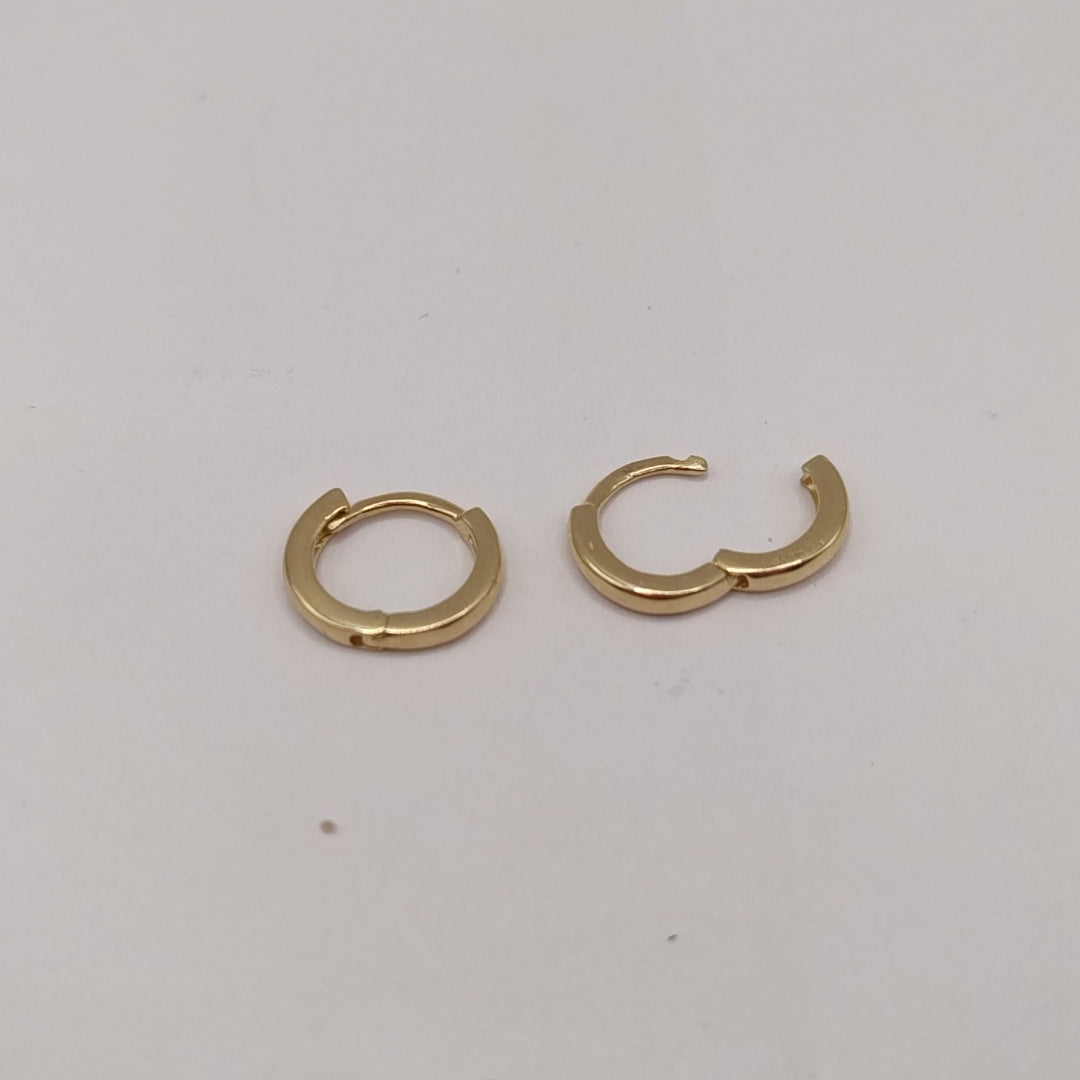 ARETES HUGGIE 14K 1.4 GR (NUEVO)