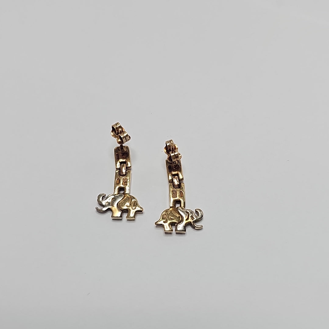 BROQUELES PAR ORO 14 K 3.3 GRMS (SEMINUEVO)