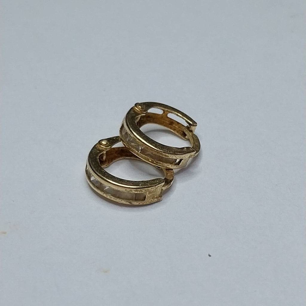 ARETES PAR ORO 10 K 0,80 GRMS (SEMINUEVO)