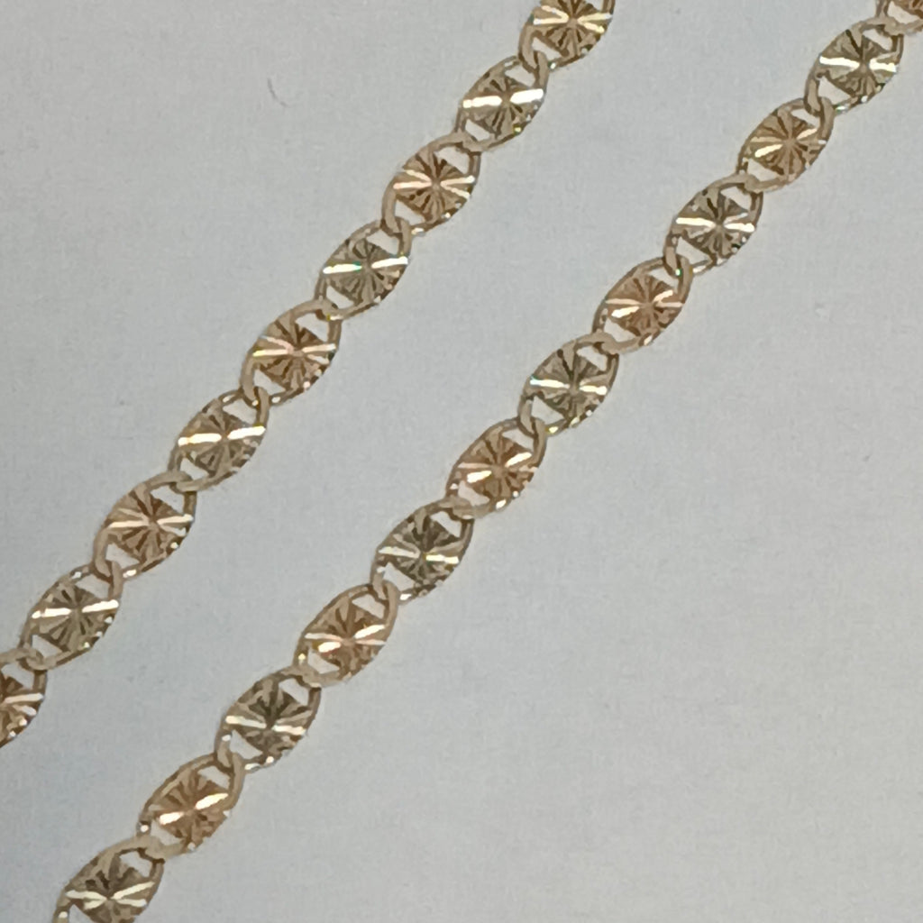 CADENAS TEJIDO GUCHI ORO 10K 55 CM 1.9 GR (NUEVO)