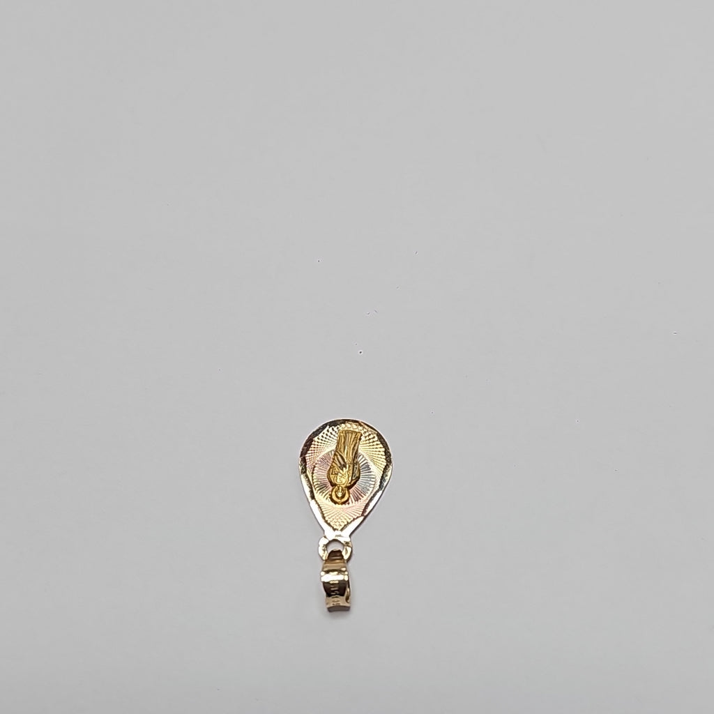 MEDALLA RELIGIOSA ORO COMBINADO 14 K 0,80 GRMS (SEMINUEVO)