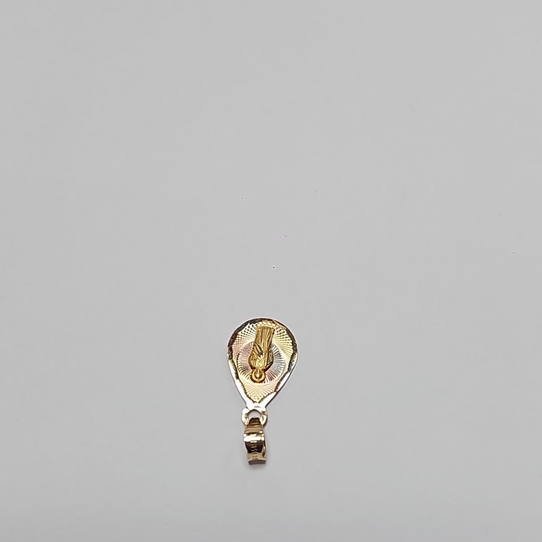 MEDALLA RELIGIOSA ORO COMBINADO 14 K 0,80 GRMS (SEMINUEVO)