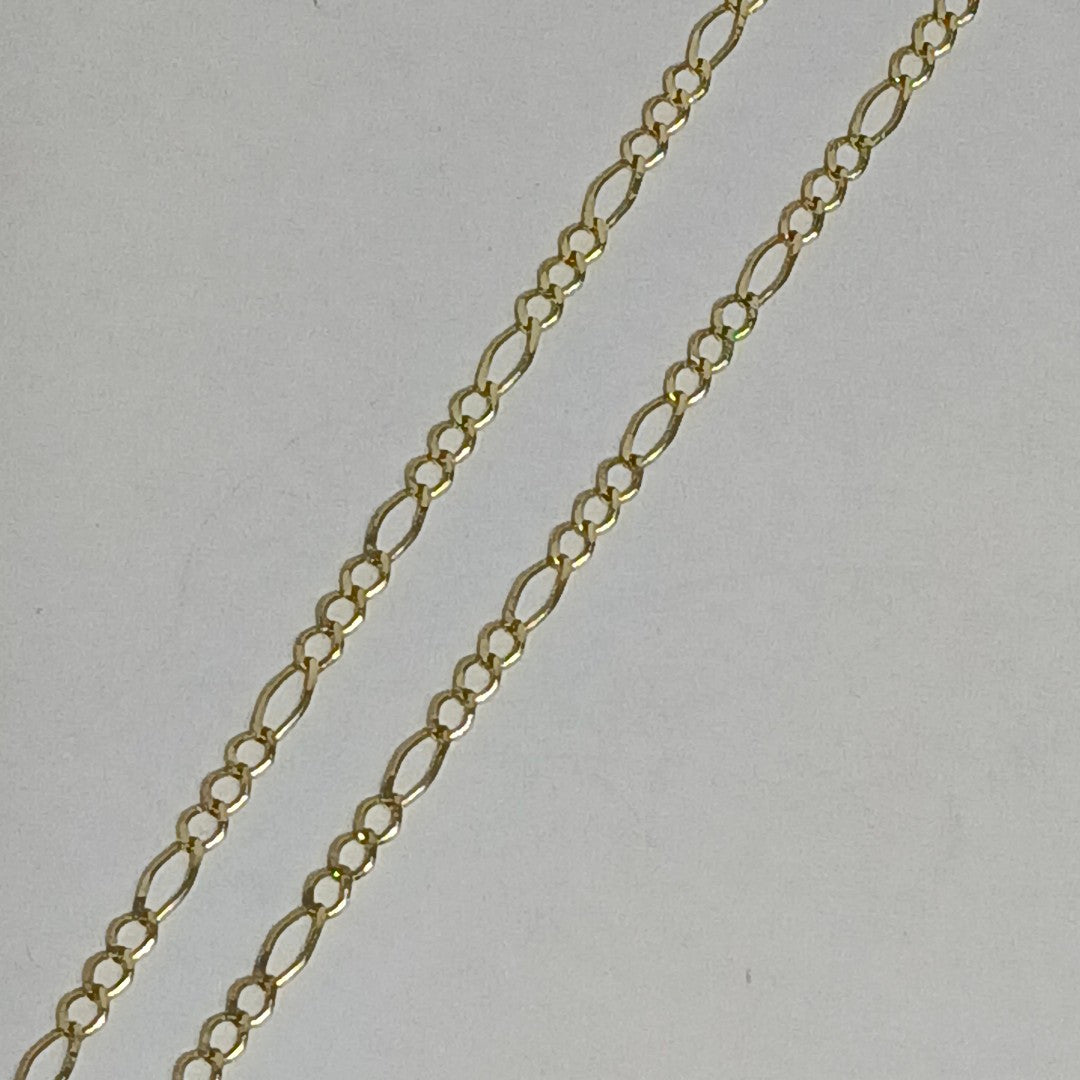 CADENAS TEJIDO 3X1 ORO 10K 55 CM 2.2 GR (NUEVO)