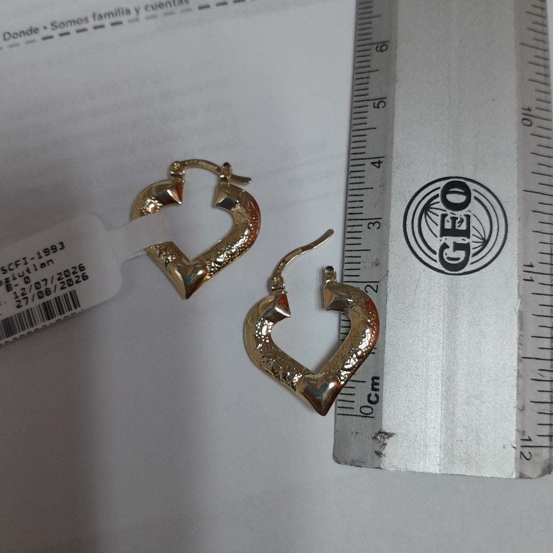 ARETES ARRACADAS 14K 1.8 GR (NUEVO)